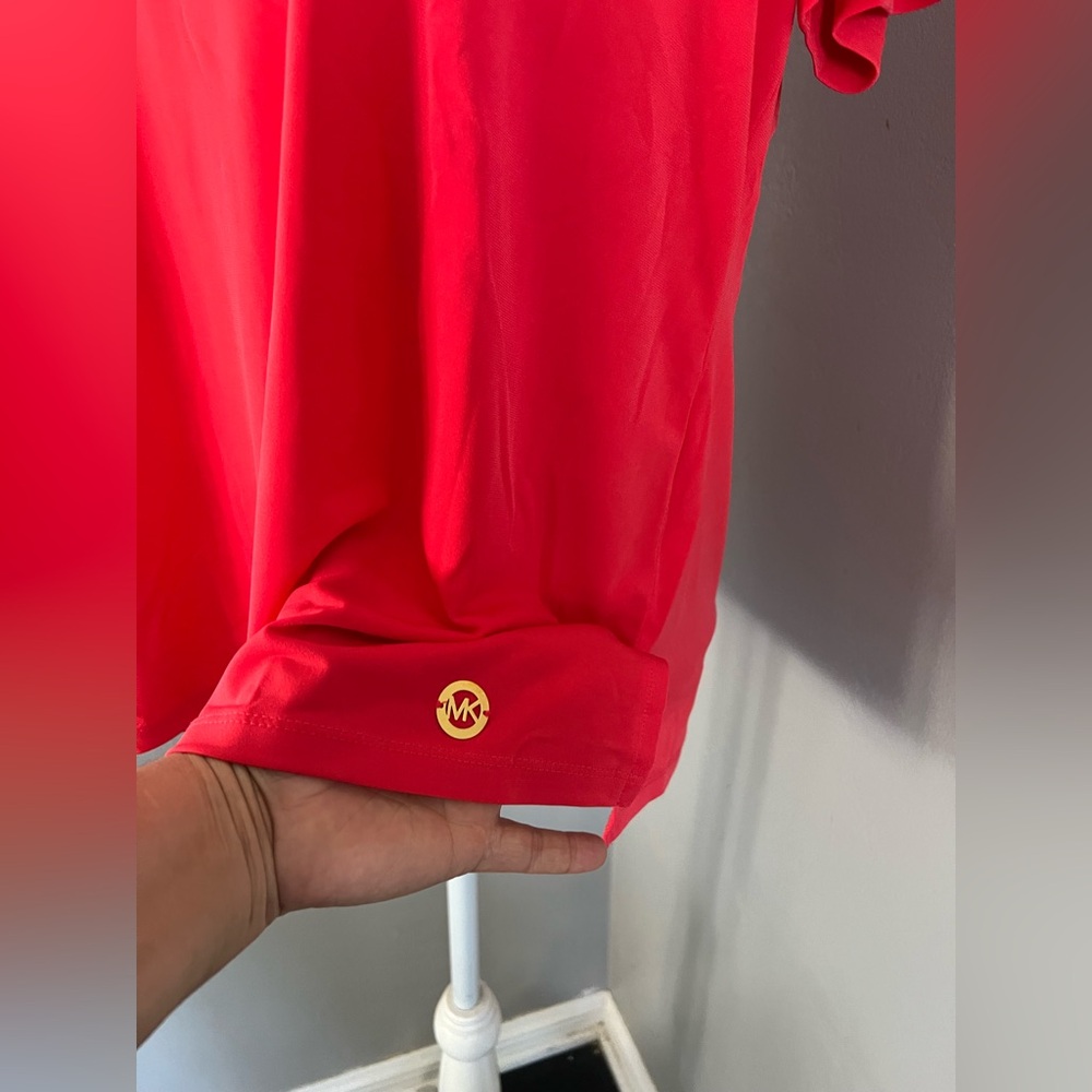 MICHAEL Michael Kors women’s Vibrant Red Short Sleeve Tee size XL - Picture 2 of 9